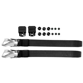 Powerslide Carbon Buckle Set Silver