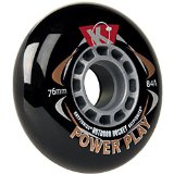 Kryptonics Wheels Powerplay 80mm 84a Black 4 Pack