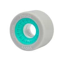 Radar Presto Wheels 62mm Narrow w White Hub 4 Pack