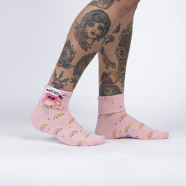 Sock it to Me Magic AF Turn Cuff Crew Socks