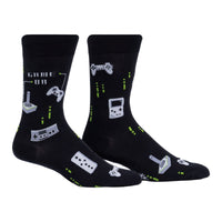 Sock it to Me Game On Mens Crew Socks