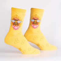 Sock it to Me Queen Bee Womens Crew Socks