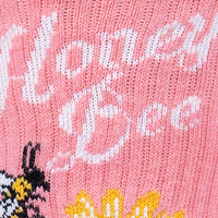 Sock it to Me Honey Bee Yourself Ribbed Crew Athletic Socks