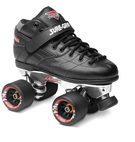 Suregrip Rebel Roller Skates Black w Avanti Aluminium