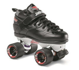 Suregrip Rebel Roller Skates Black w Avanti Magnesium