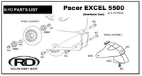 RDS Parts Buckle Clips Clear - Fits: Rental Inline