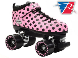 Riedell Dart Skate Pink Polka Dot