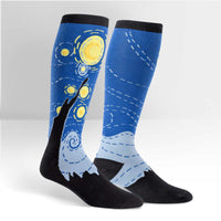 Sock it to Me Starry Night Stretch Knee High Socks