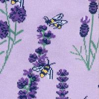 Sock it to Me Bees & Lavender Stretch Knee High Socks