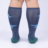 Sock it to Me Dragonfly Stretch Knee High Socks