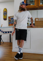 SOCCO Street Plant Woolly Mammoth | Black Mid Socks