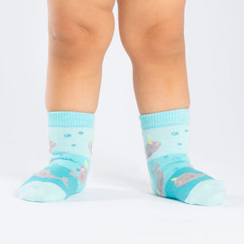 Sock it to Me Unicorn of the Sea Toddler Crew Socks