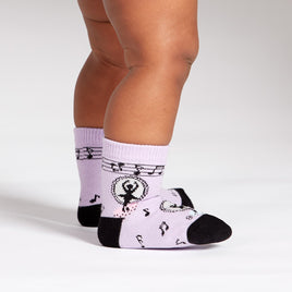 Sock it to Me Tiny Dancer Toddler Crew Socks