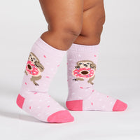 Sock it to Me Snackin' Sloth Toddler Knee High Socks