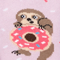 Sock it to Me Snackin' Sloth Toddler Knee High Socks