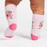 Sock it to Me Snackin' Sloth Toddler Knee High Socks