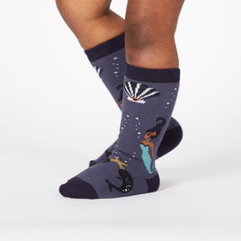 Sock it to Me Deep Sea Queen Toddler Knee High Socks