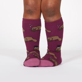 Sock it to Me Plati-tude Toddler Knee High Socks