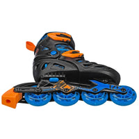 RDS Tracer Black/Orange Boys Adjustable Inline Skates