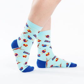 Sock it to Me Pool Party Womens Crew Socks