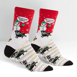 Sock it to Me Never Eat Snow Womens Crew Socks