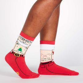 Sock it to Me Saint Nick Womens Crew Socks