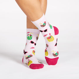 Sock it to Me Rum Away with Me Womens Crew Socks