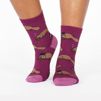 Sock it to Me Plati-tude Womens Crew Socks