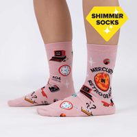 Sock it to Me  Mercury in Retrograde Womens Crew Socks