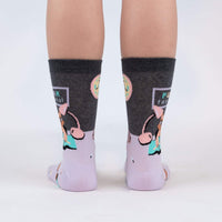 Sock it to Me Purrrfessional Womens Crew Socks