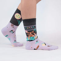 Sock it to Me Purrrfessional Womens Crew Socks