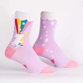 Sock it to Me Rainbow Blast Womens Crew Socks