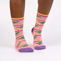 Sock it to Me Rawr-ler Rink Womens Crew Socks