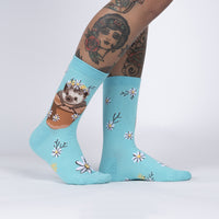 Sock it to Me My Dear Hedgehog Womens Crew Socks