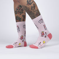 Sock it to Me Dog Nouveau Womens Crew Socks