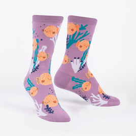 Sock it to Me Did Somebody Just Puff?  Womens Crew Socks