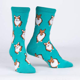 Sock it to Me Nothin' Butt Corgi Womens Crew Socks