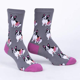 Sock it to Me Where Treats Go Womens Crew Socks