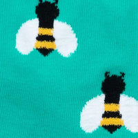 Sock it to Me Bee Happy Womens Crew Socks