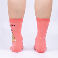 Sock it to Me Everything is Fine Womens Crew Socks