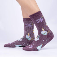 Sock it to Me Lotions and Potions Womens Crew Socks