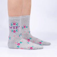 Sock it to Me WTF Womens Crew Socks