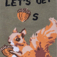 Sock it to Me Let's Get Nuts Womens Crew Socks