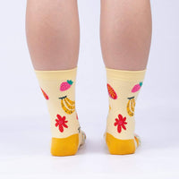 Sock it to Me Fruity Bloom Womens Crew Socks