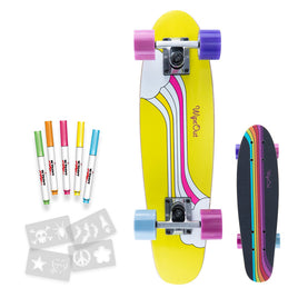 Triple 8 Wipeout Rainbow Skateboard Complete