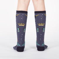 Sock it to Me Deep Sea Queen Junior Knee High Socks