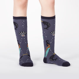 Sock it to Me Deep Sea Queen Youth Knee High Socks