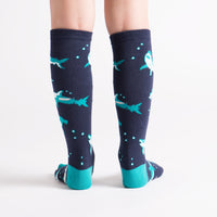 Sock it to Me Shark Attack Junior Knee High Socks