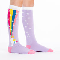 Sock it to Me Rainbow Blast Youth Knee High Socks