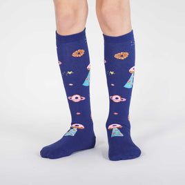 Sock it to Me Glazed Galaxy Youth Knee High Socks
